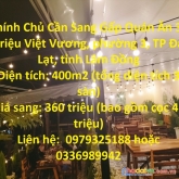 Chính chủ cần sang gấp quán ăn triệu việt vương, phường 3, tp đà lạt
