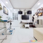 Nhà mới 3 tầng hẻm thông đường hưng phú p9-q8 giá: 3,5tỷ tl