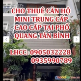 Cho thuê căn hộ mini trung cấp - cao cấp tại đường phổ quang, tân bình, giá chỉ 4 triệu/tháng