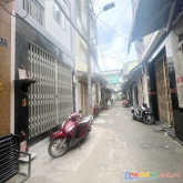 Cho thuê nhà 2 tầng,mái btct hẻm thông 4m đường hưng phú p10q8