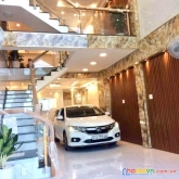 Nhà đẹp 4 tầng  nhà đồng bộ , ô tô ngủ trong nhà, full nội thất cao cấp ,huỳnh tấn phát p phú mỹ q7