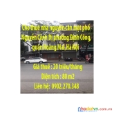 Cho thuê nhà nguyên căn mặt phố nguyễn cảnh dị phường định công,quận hoàng mai,hà nội
