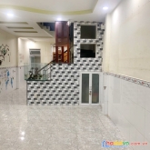 Nhà mt bùi minh trực 2 tầng phường 6 quận 8 - giá 11 triệu/tháng