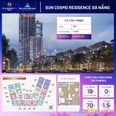Duy nhất 1 căn (1 pn +) bảng hàng giai đoạn 1 dự án sun cosmo residence đà nẵng
