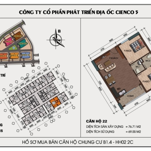 Chính chủ bán gấp căn hộ 77m2 ban công đông nam, chung cư thanh 