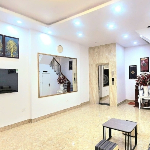 Nhà láng hạ - phân lô 6t thang máy - oto 5 tạ qua nhà - ngõ thông kd
