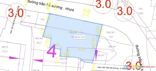 Bán nhà mt trần kế xương p.7 q.phú nhuận. dt 175m2, 7 tầng, 29 tỷ

