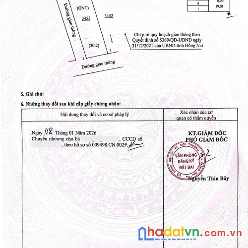 Chính chủ cần bán đất nền vị trí đẹp – pháp lý rõ ràng – giá đầu tư