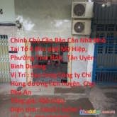 Chính chủ cần bán căn nhà nhỏ tại tân uyên