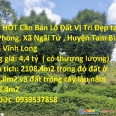 Hót hót cần bán lô đất vị trí đẹp tại huyện tam bình, tỉnh vĩnh long