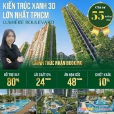 Chỉ với 375 triệu sở hữu ngay căn hộ của chủ đầu tư masterise homes. dự án lumiere boulevard đẳng