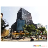 Gia đình cần cho thuê nhà vp, kd nguyễn thái học, dt 120m2 × 4 tầng, thông sàn.50triệu