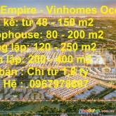The empire – vinhomes ocean park 2. chỉ với 1,8ty, quỹ căn đẹp, giá rẻ hấp dẫn, chiết khấu đến
