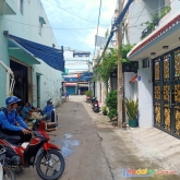 Hẻm xe tải thông, hẻm ngắn đường thoại ngọc hầu, 97m2 chỉ 9 tỷ 6