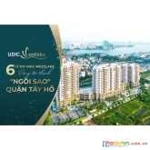 Bán suất ngoại giao căn hộ udic westlake tây hồ, chỉ 5.4 tỷ căn 3 pn,miễn 2 năm phí dv, ht vay nh