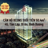 Đầu tư thủ đức - bán  căn hộ bcons suối tiên 50,4m² 2pn