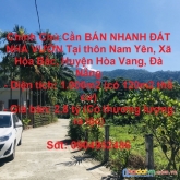 Chính chủ cần bán nhanh đất nhà vườn tại huyện hòa vang - đà nẵng