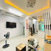 Nhà đẹp 2 tầng btct, thích quảng  đức,  hẻm  xe hơi trước nhà,nhỉnh  6 tỷ