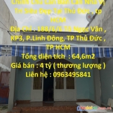 Chính chủ cần bán căn nhà vị trí siêu đẹp tại thủ đức , tp hcm